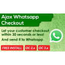 Ajax Whatsapp Checkout OpenCart