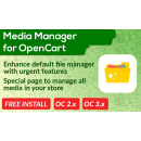 Media Manager OpenCart