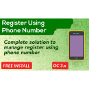 Phone Based Registration OpenCart
