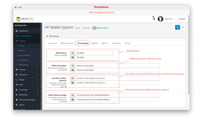 Smart Wallet System OpenCart
